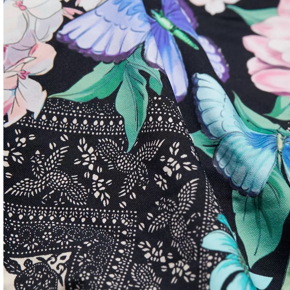 NWT Johnny Was One-Piece Racerback Floral Swimsuit - Picture 9 of 10